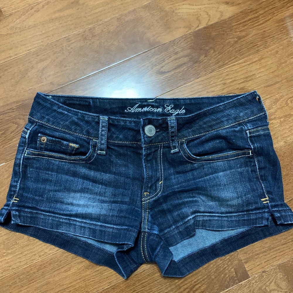 Denim American eagle shorts